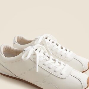 Women's White Leather Sneakers